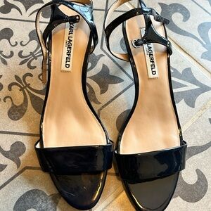 Karl Lagerfeld Women's Black Courts